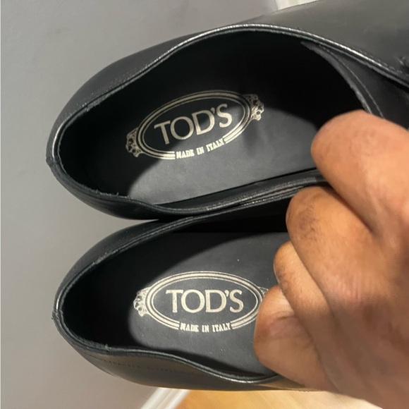 Tod's Other - Tod’s Black Dress lace ups shoes Sz 12